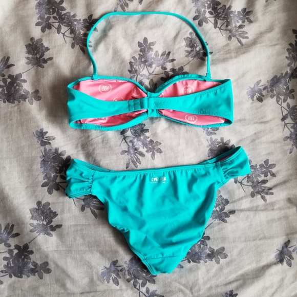 Two Piece Bandeau Swim Suit in XS - Picture 3 of 5